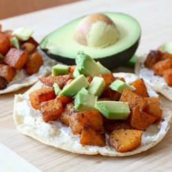 Butternut Squash Tostadas