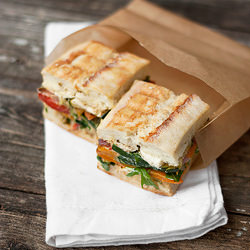 Pressed Roasted Vegetable Sandwich