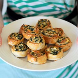 Spinach and Feta Pinwheels