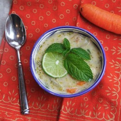 Coconut Chicken and Rice Soup