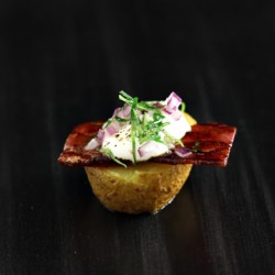 Potatoes w/ Sour Cream & Bacon