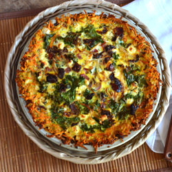 Hash Brown Quiche