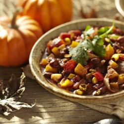 Pumpkin Black Bean Chili