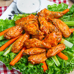 Easy Crispy Baked Buffalo Wings