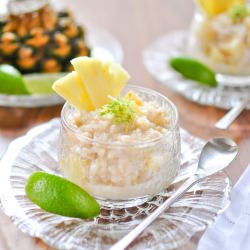 Pina Colada Rice Pudding