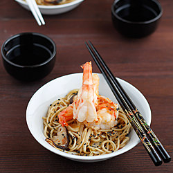 Prawns with Noodles