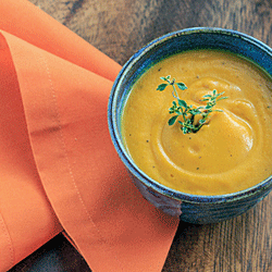 Sweet Potato, Apple & Ginger Soup