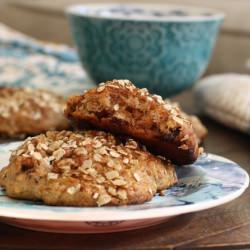 Banana, Date, and Oat Scones