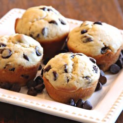 Perfect Chocolate Chip Muffins