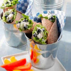 Blueberry Chicken Salad Wraps