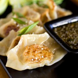 Gingered-Chicken Pot Stickers