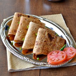 Spicy Tomato Paratha