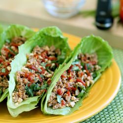 Asian Turkey Lettuce Wraps