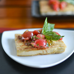 Tofu Steak with Fresh Salsa