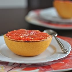 Vanilla Sugar Broiled Grapefruit