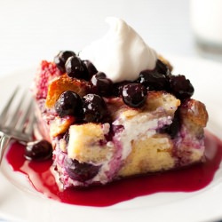 Overnight Blueberry French Toast
