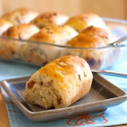 Herbed Salami Cheese Rolls