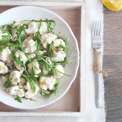 Raw Cauliflower and Arugula