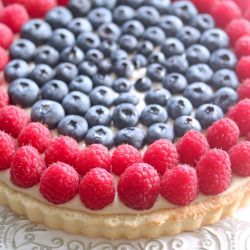 Earl Grey Custard Berry Tart