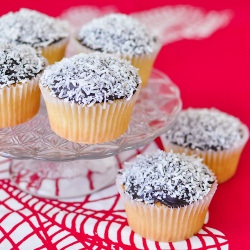 Lamington Cupcakes & Choc Fudge
