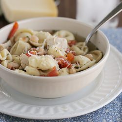 Easy Chicken Tortellini Soup
