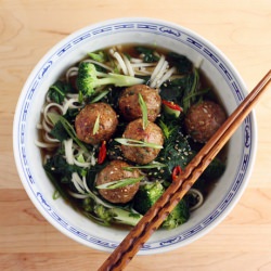 Ginger, Sesame, Coriander Meatballs