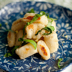 Vegan Gnocchi and “Cheese”