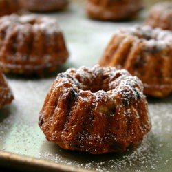 Spiced Carrot Mini Bundt Cakes