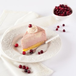 Cranberry Swirl Cheesecake