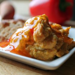 Roasted Pepper Yam Feta Dip