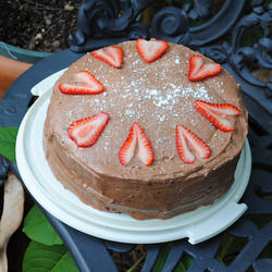 Chocolate Cake with Nutella Icing