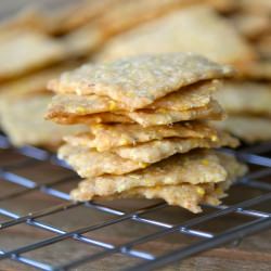 Rosemary Cornmeal Crackers