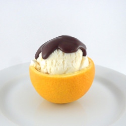 Chocolate Orange Bowl Sundae