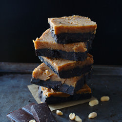 Peanut Butter Brownie Fudge Bars