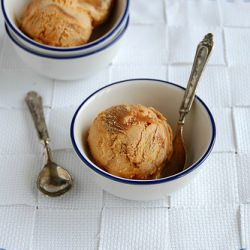 No Churn Dulce de Leche Ice Cream
