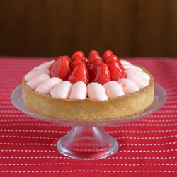 Pistachio Strawberry Tart
