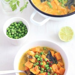 Curried Soup of Sweet Potato
