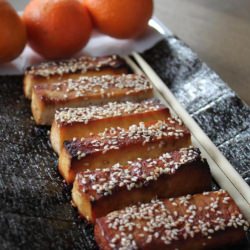 Sesame-Crusted Baked Tofu