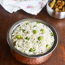 Quick Peas Pulao