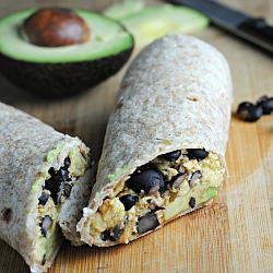 Black Bean Breakfast Burrito