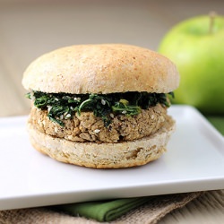 Black-Eyed Pea and Sesame Burgers