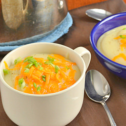 Light Baked Potato Soup
