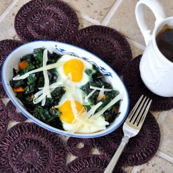 Sweet Potato & Kale Baked Eggs
