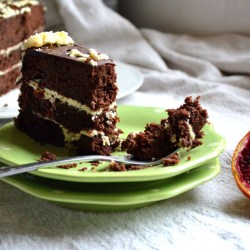 Chocolate & Blood Orange Cake