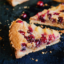 Cranberry Pear Tart