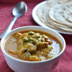Mushroom Green Peas Gravy