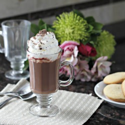 Red Velvet Hot Chocolate Cocktail