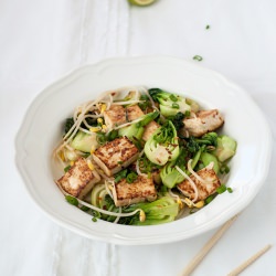 Marinated Tofu & Bok Choy Stir-Fry