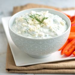 Simple Tzatziki With Feta