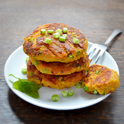 Chickpea Sweet Potato Patties